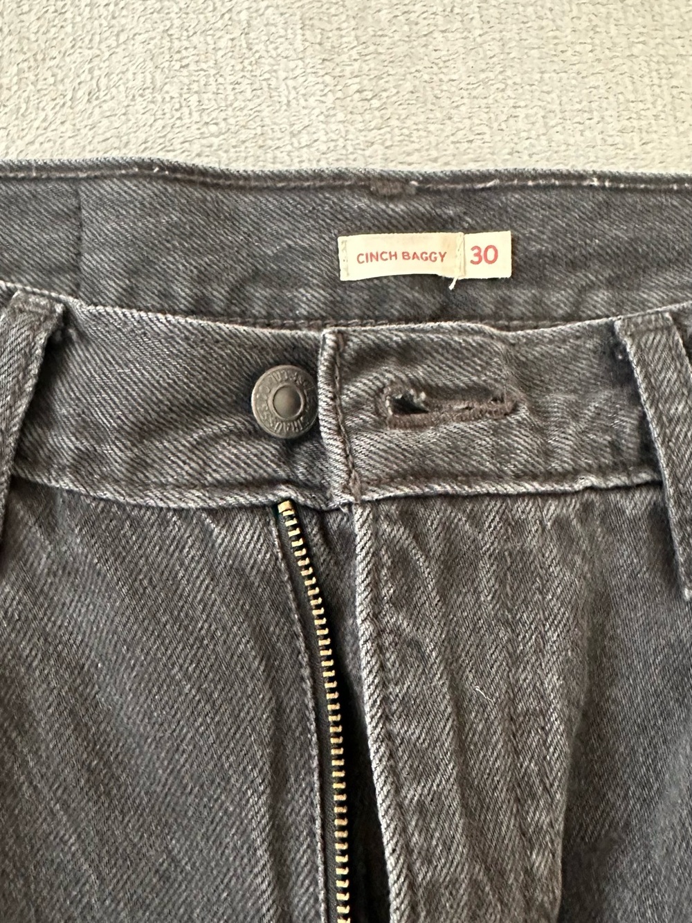 Levi's Gray Cinch Baggy Women's Jeans size 30